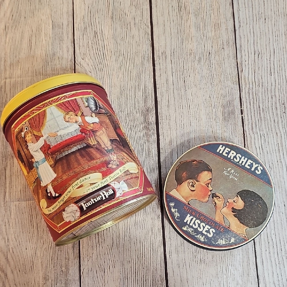 Vintage Hershey tins bundle of 3